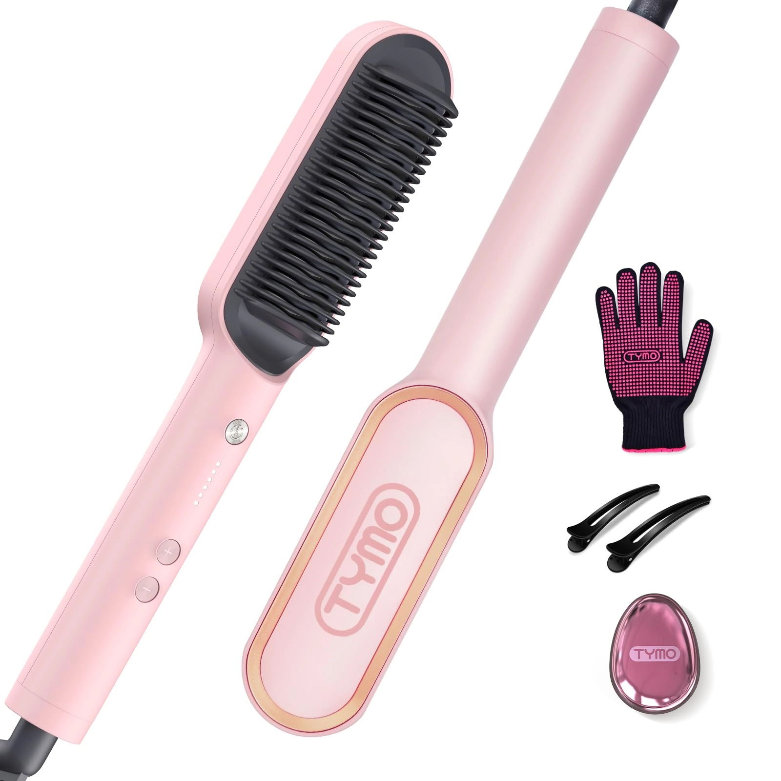 Ring Hair Straightener Brush