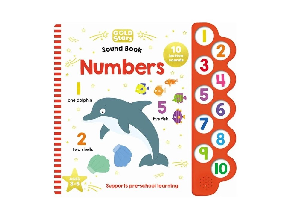 Edu Fun Gold Stars Vol. 2 Numbers Board Book - 3-5 years