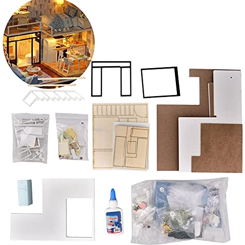 DIY Miniature House Kit - Wooden Assembling