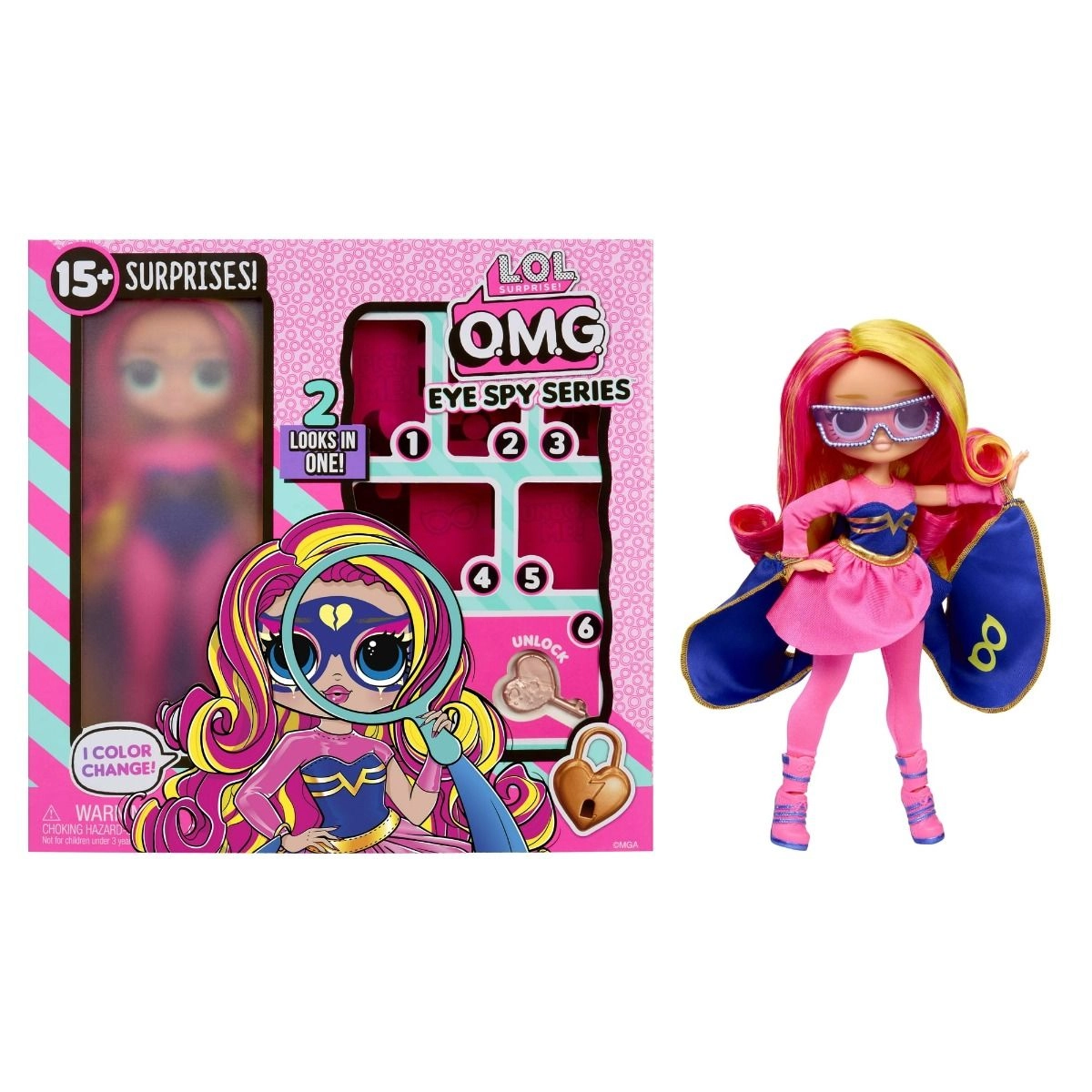 MGA Entertainment OMG Eye Spy Superhero - 3 +