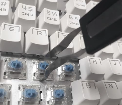 Keycap Puller - 2 in 1 2 Pcs Keyboard Brush