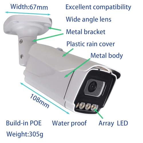 Bullet POE IP Camera 4MP