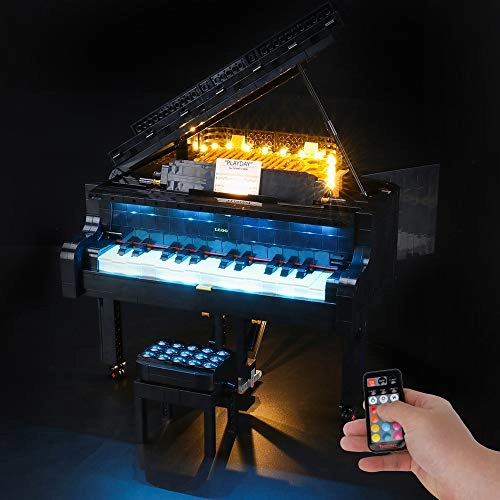 BRIKSMAX Led Lighting Kit for Grand Piano - Compatible with 21323