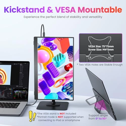 Portable Monitor - FHD 15.6 Inch