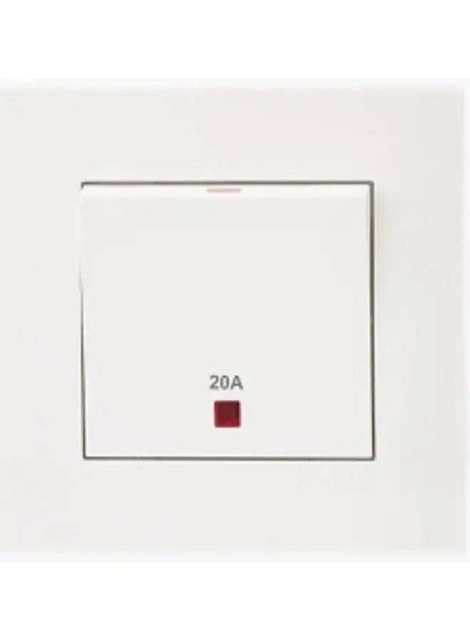 Schneider Electric Vivace 20A 1-Gang Double Pole Switch