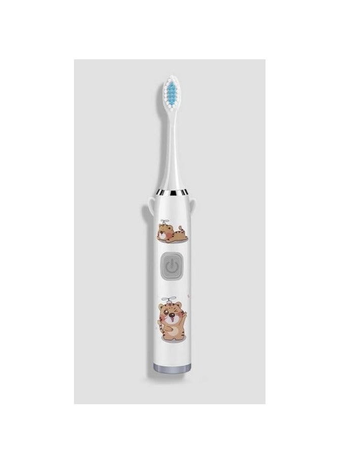 Kids Electric Toothbrush - Gentle Vibration Battery Operated Cordless