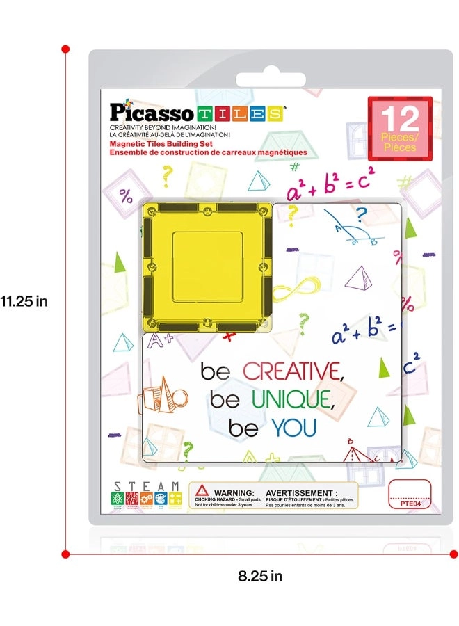 Magnetic Building Block Set - 12pcs
