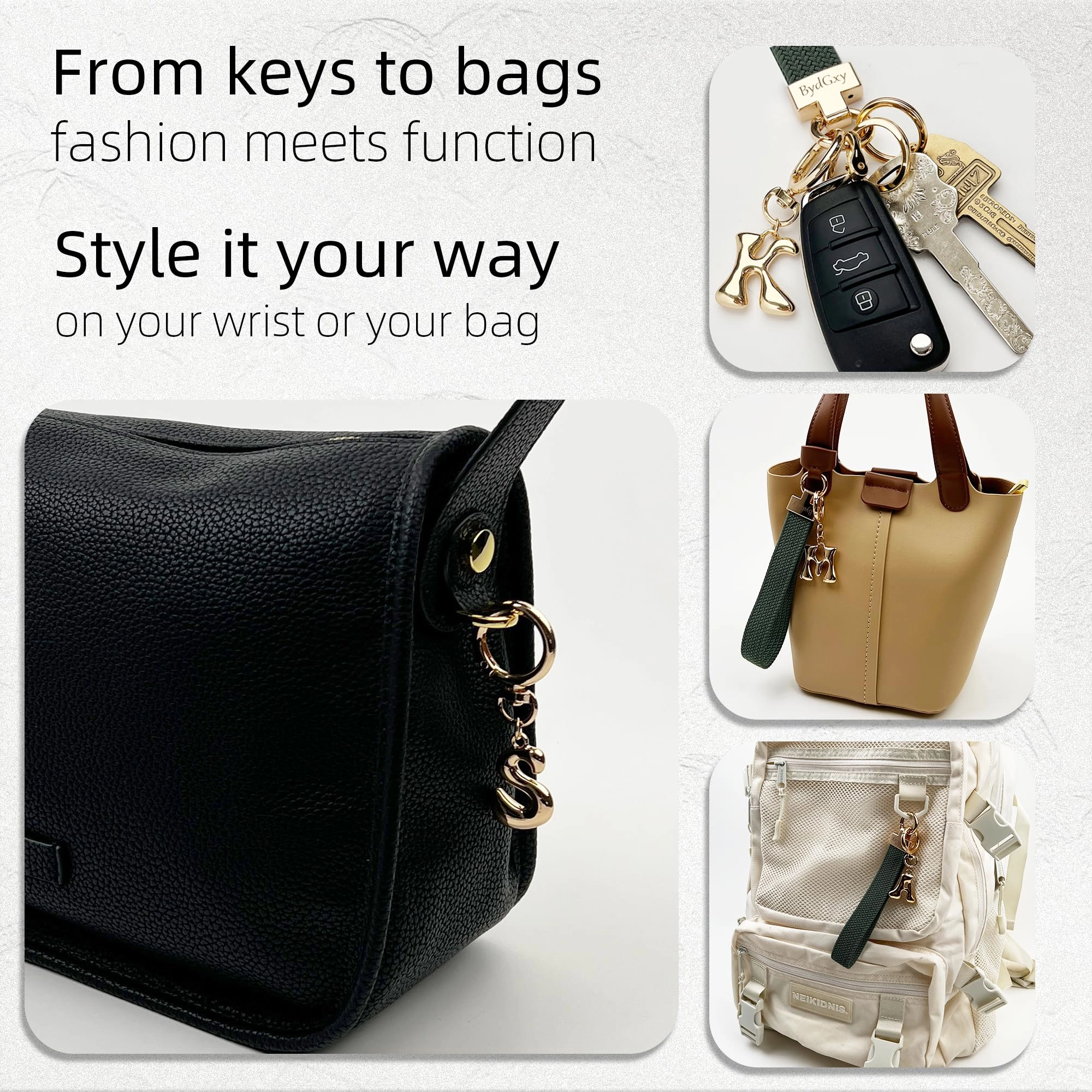 Initial Keychain - Letter