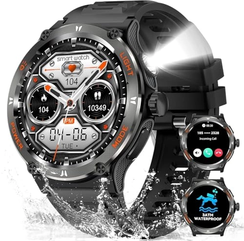 Military Smart Watch Stainless Steel