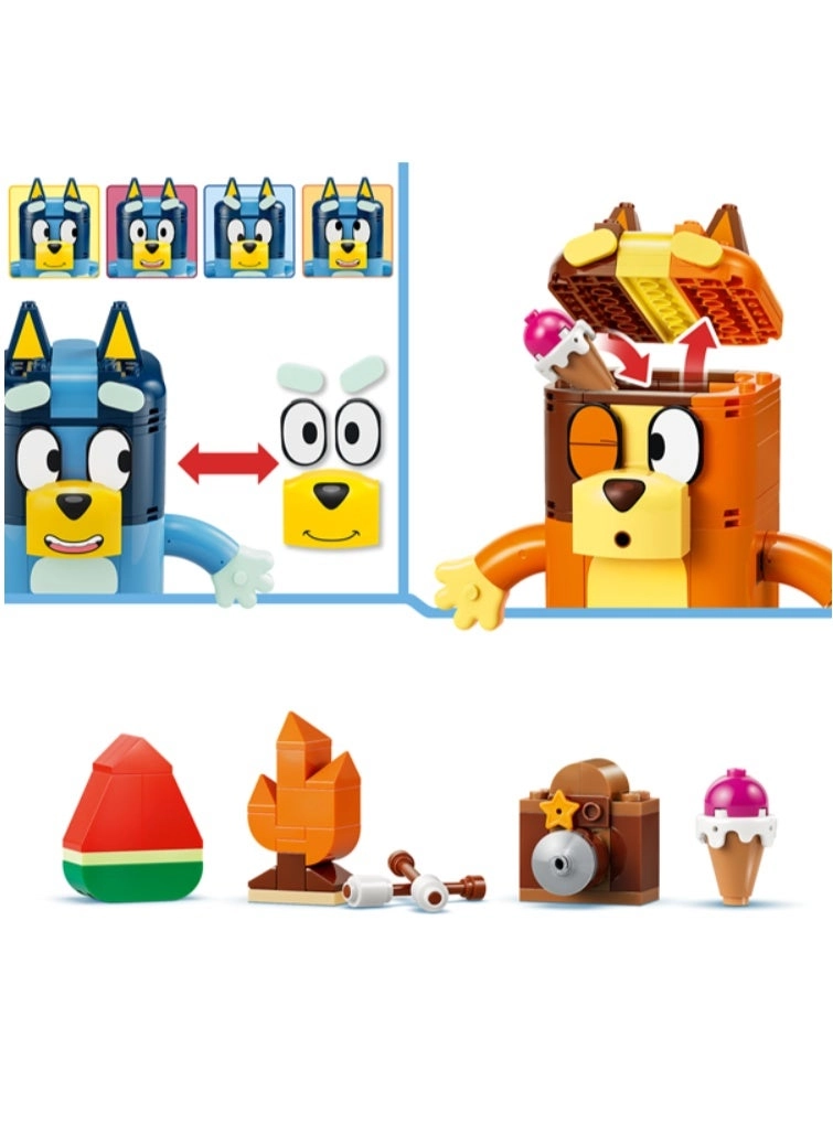 Brick-Built Bluey Family