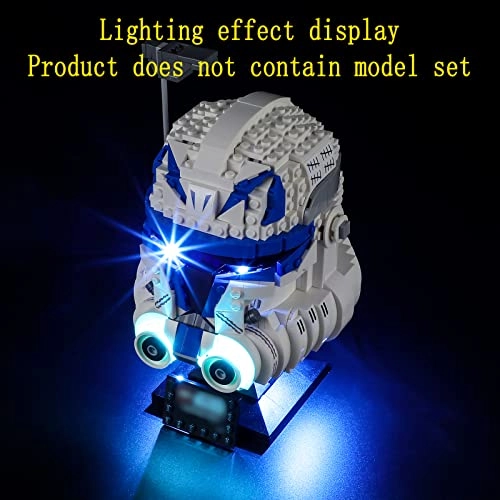 LED Lighting Kit For LEGO Star Wars Clone Commender Cody Helmet 75349