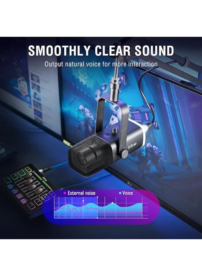 AmpliGame KS5 XLR+USB Microphone Bundle