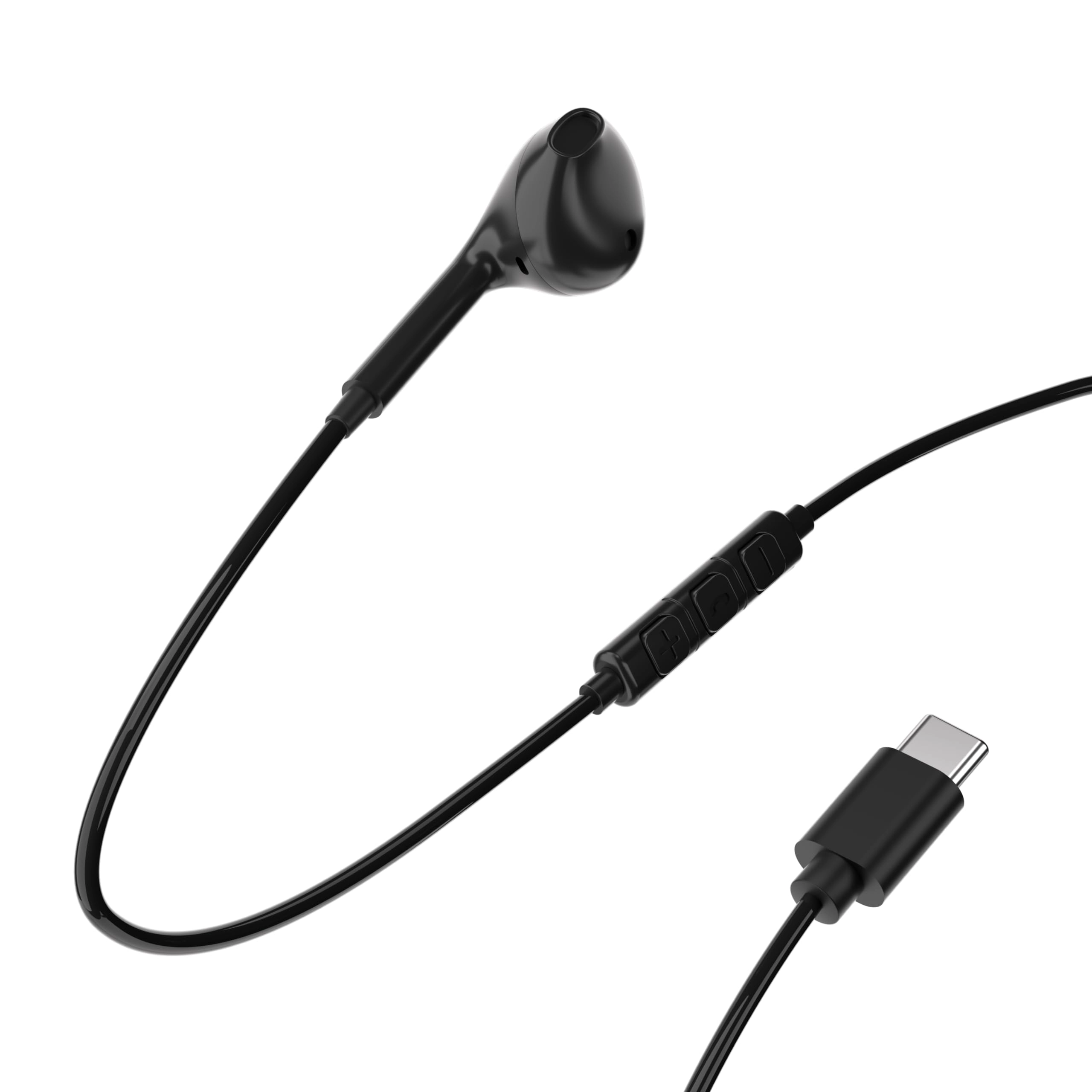 Powerology Type-C Mono Earphone Wired Earbud