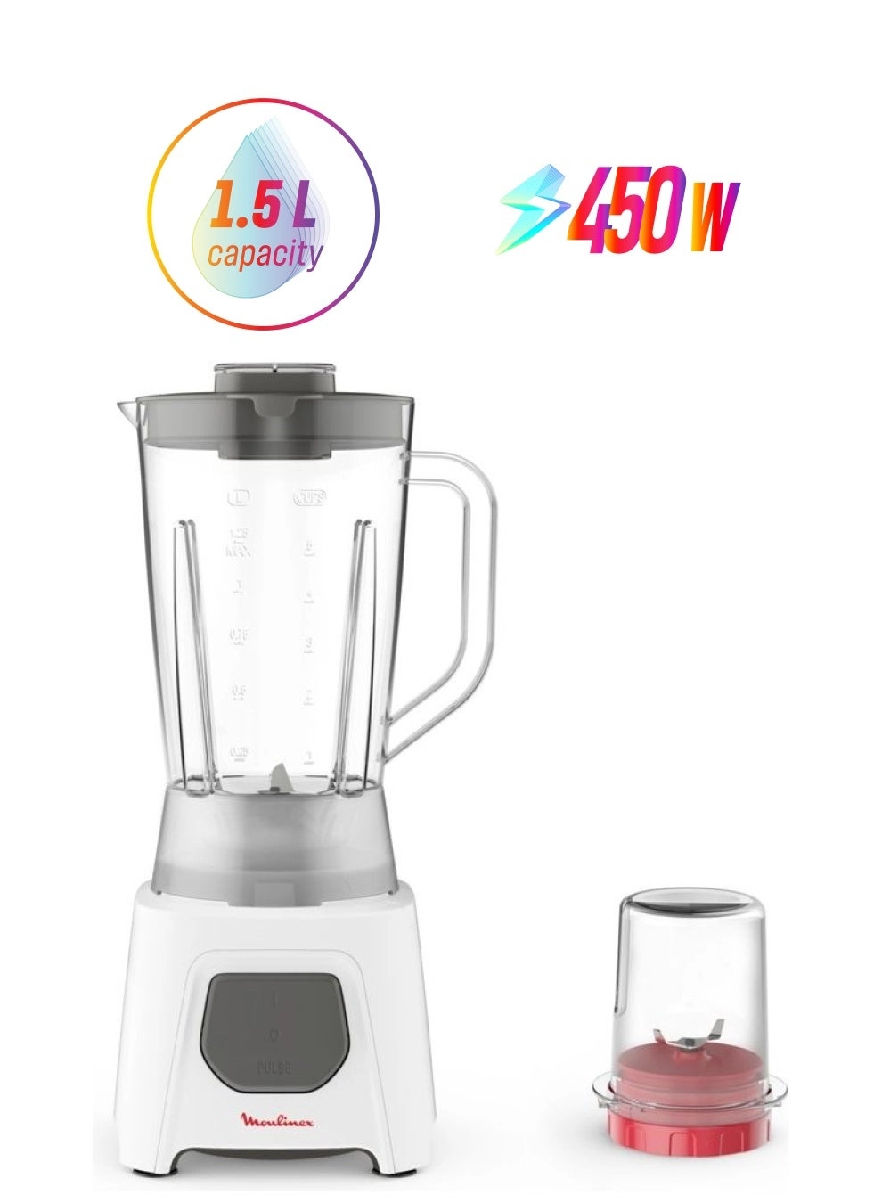 Groupe SEB Uno - Blender with Grinder Ice Crush