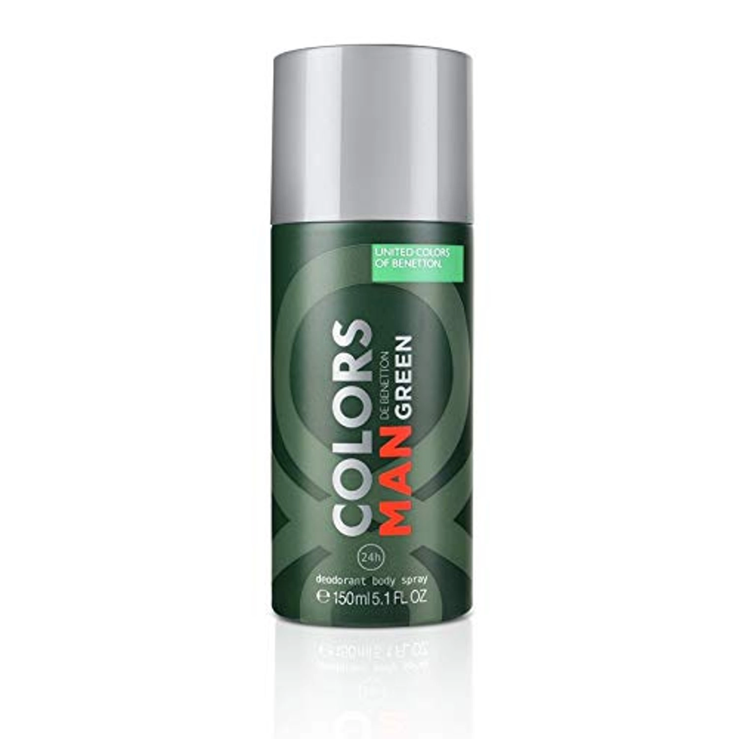 Colors De Green Man Body Spray - 150 Ml Green