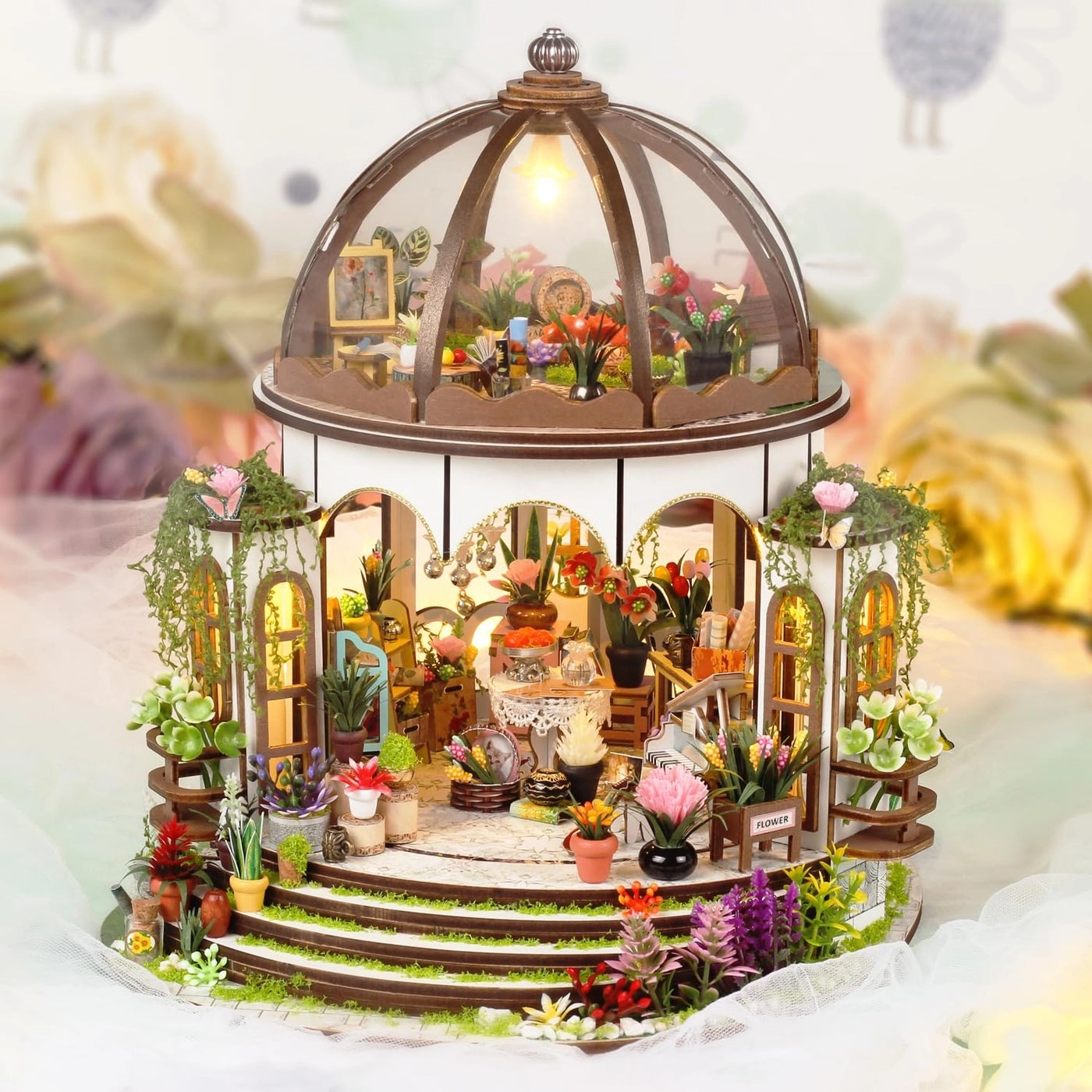 DIY Miniature Dollhouse Kit - Warm Moment 1:24