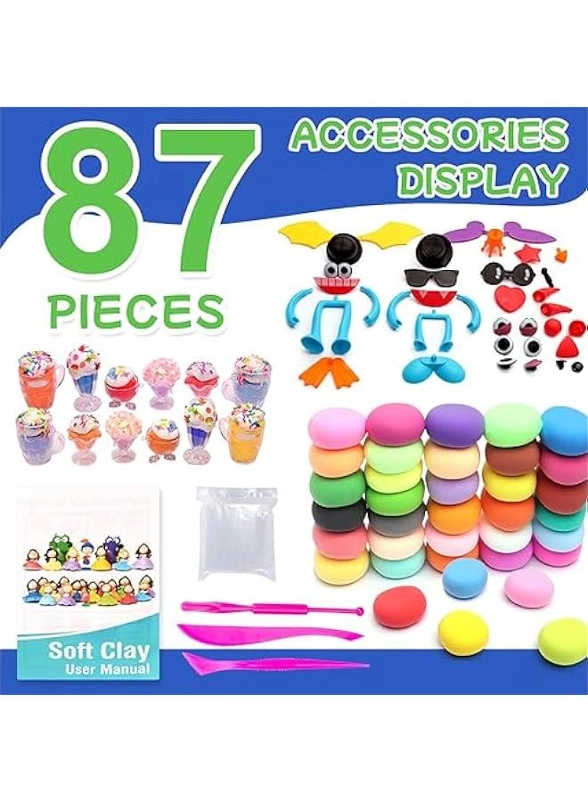 Air Dry Clay kit - 468g 36pcs.