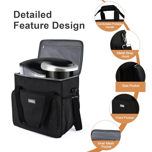 Coffee Maker Travel Bag - Compatible with Keurig K-Slim K-Supreme Grey