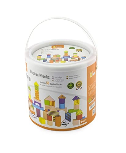 Wooden Blocks - 50 pcs