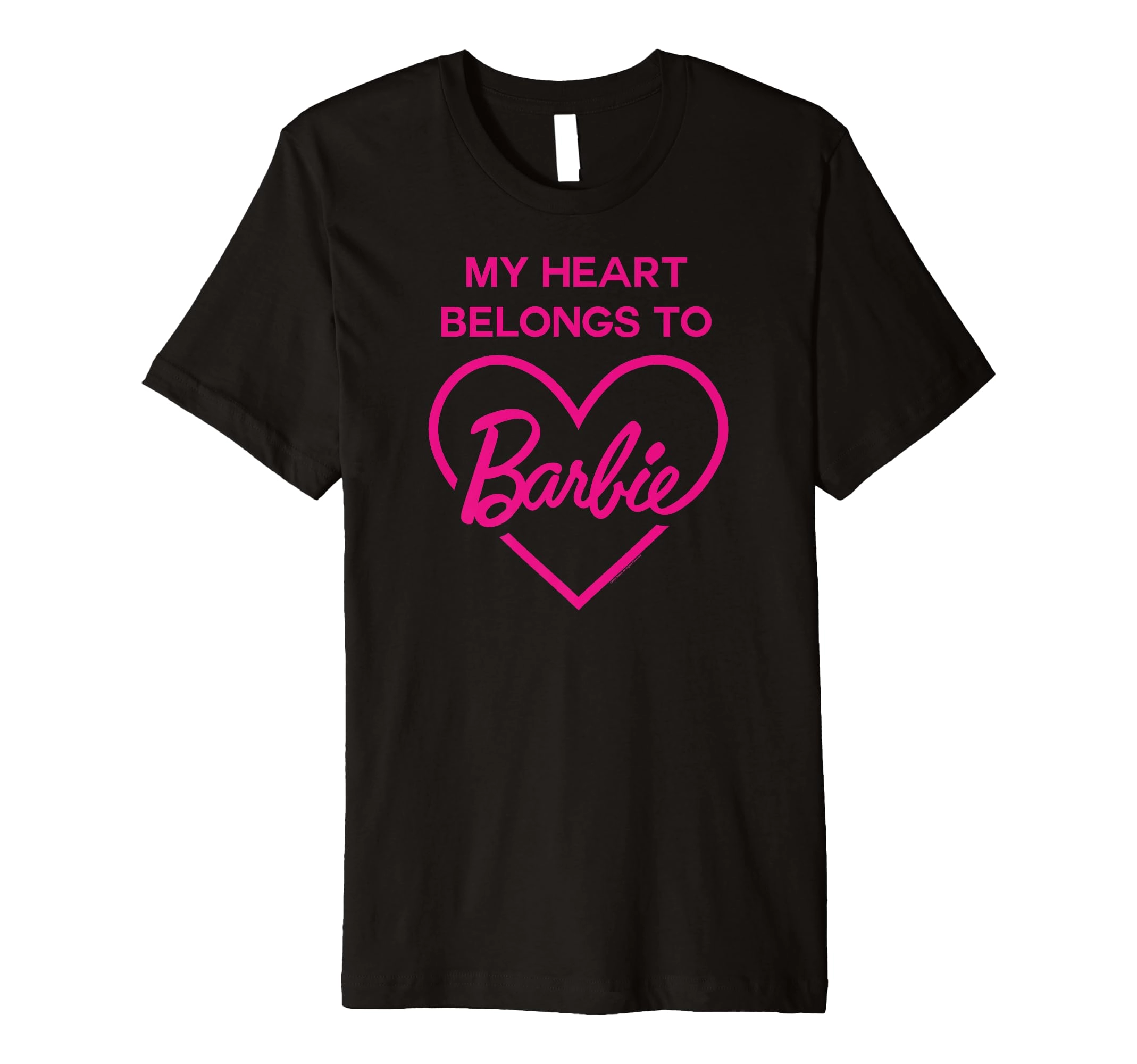 Barbie My heart belong to Premium T-Shirt - Printed Machine Wash