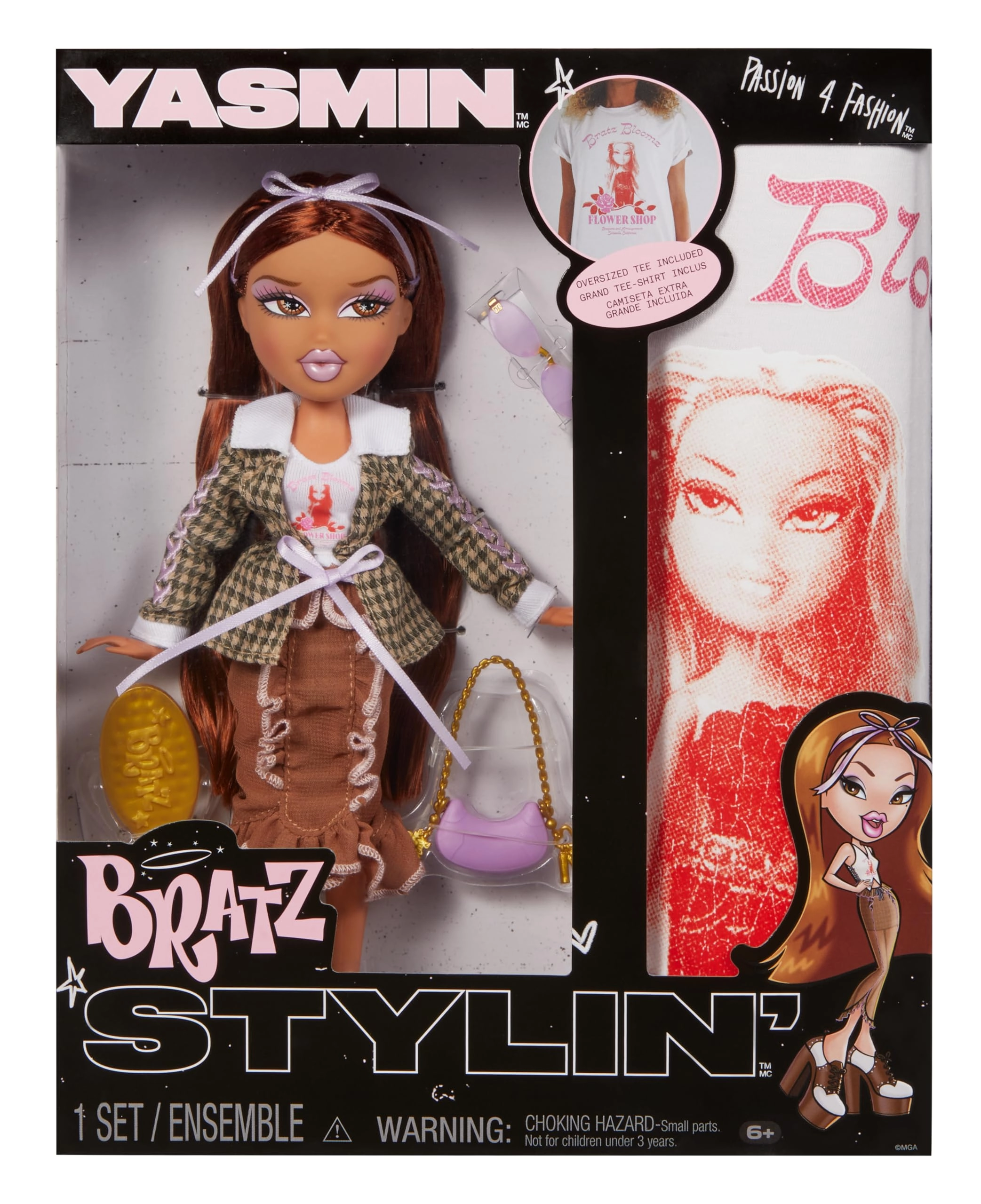 MGA Entertainment Yasmin Stylin' Doll - Multicolor Plastic Ages 3+