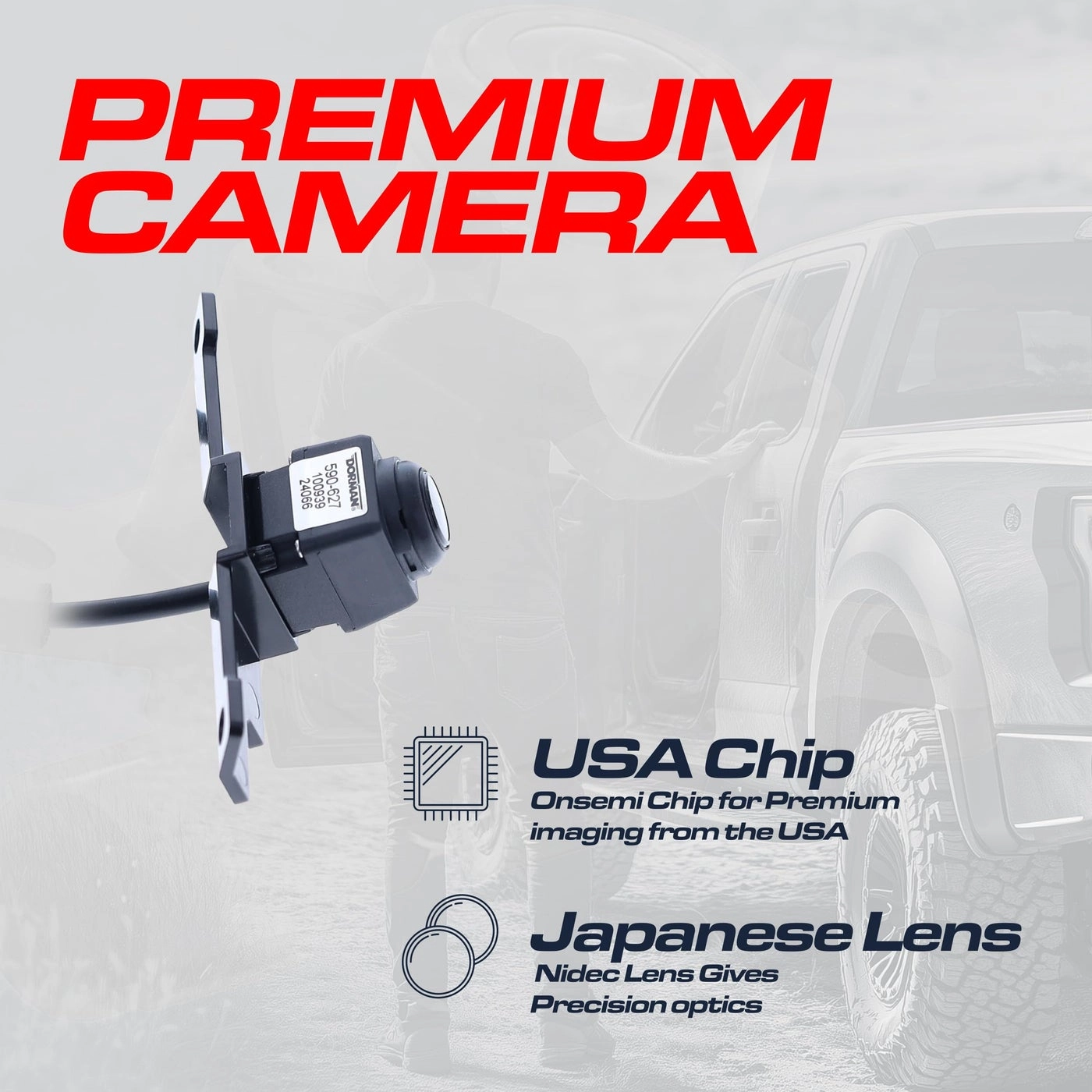 Kia Soul Backup Camera - w/o Satellite Radio w/Parking Line 2014-2016