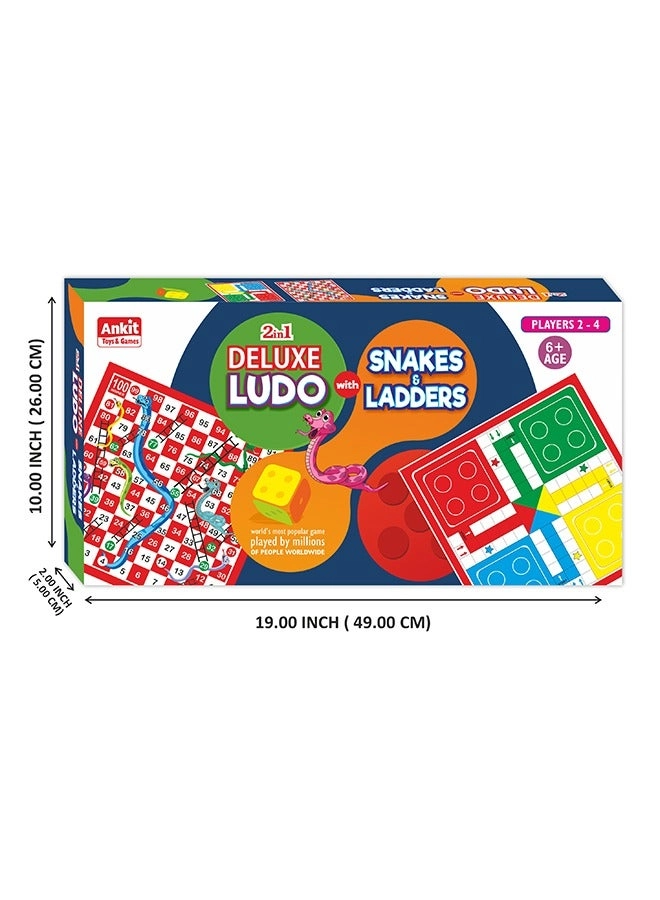 LUDO GAME - Double Sided Multicolour