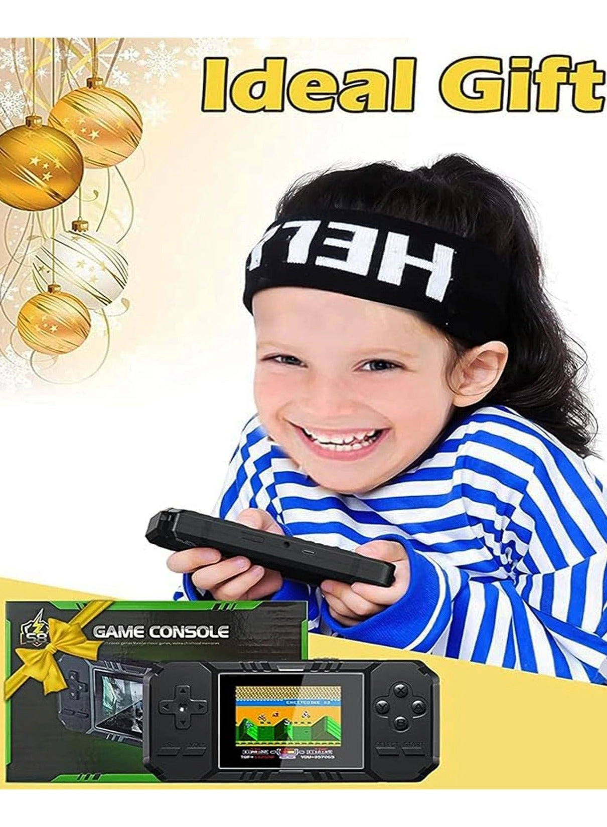 Retro Mini Handheld Game Console - 520 Games 3.0-inch Screen Rechargeable Battery