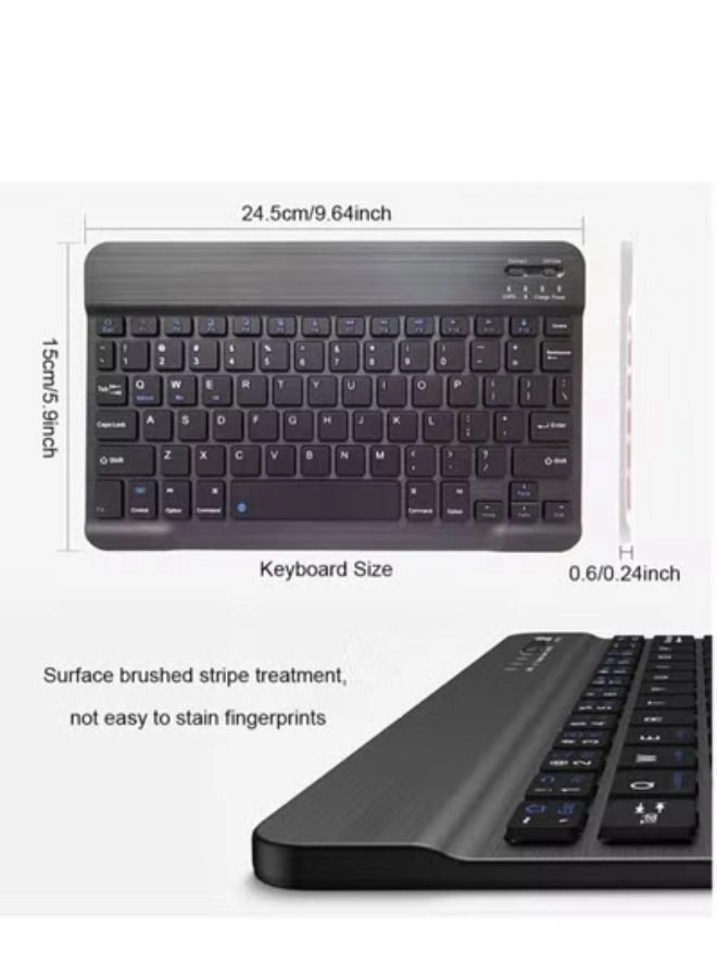 Ultra-Slim Bluetooth Keyboard and Mouse Combo - Wireless