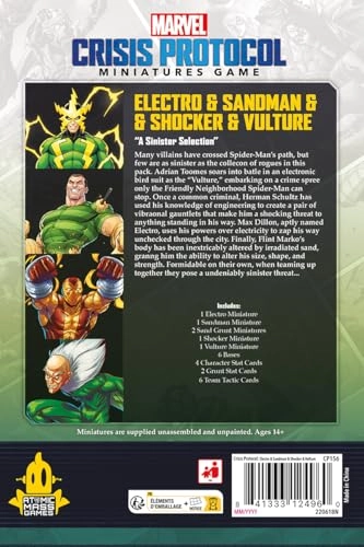MARVEL: Crisis Protocol: Electro & Sandman & Shocker & Vulture
