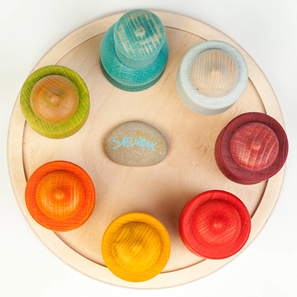 7 Moons Wooden Weekly Calendar - Suitable for 12 months and above