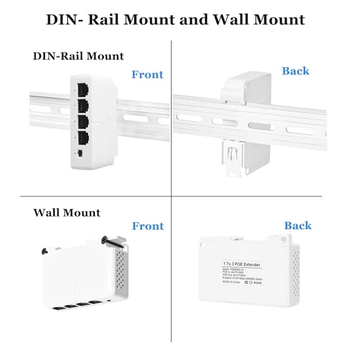 POE5005G-V2 - 10-25 Watts 3 IEEE 802.3af/at 10/100/1000Mbps 30 Watts