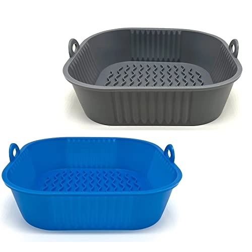 Air Fryer Silicone Pot - Aluminium, Plastic 2 x