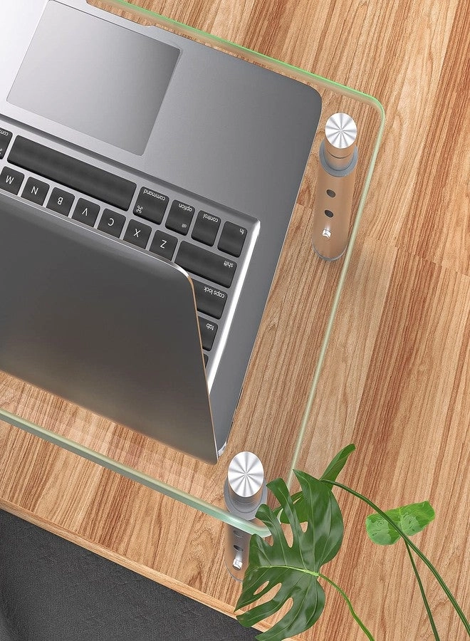 Single LCD Computer Monitor Free-Standing Desk Stand Riser - One (1) 13 inch to 32 inch