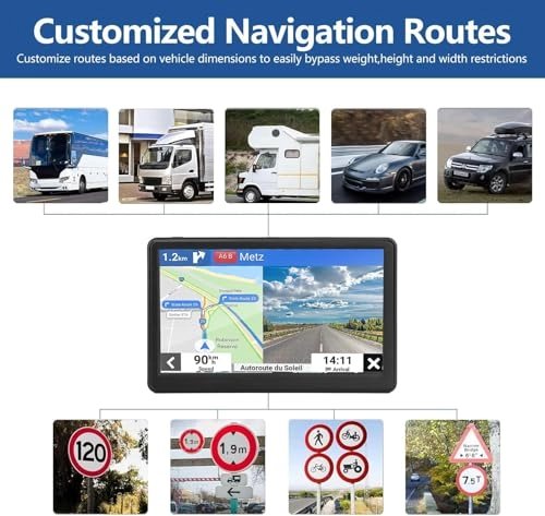 GPS Navigator 7078- 7 inch USA Canada Mexico