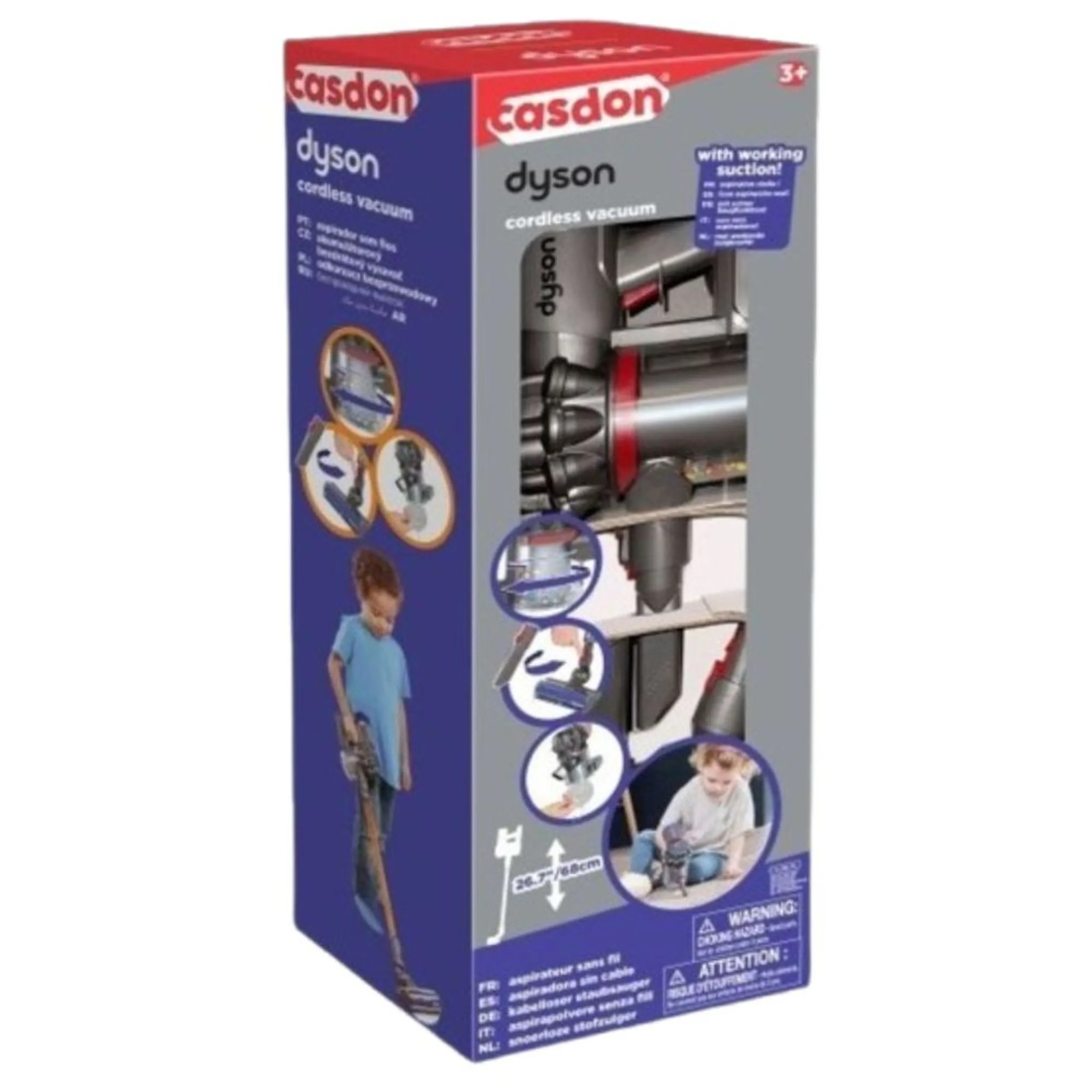 Casdon Dyson Cordless Vacuum Toy - 3 years+
