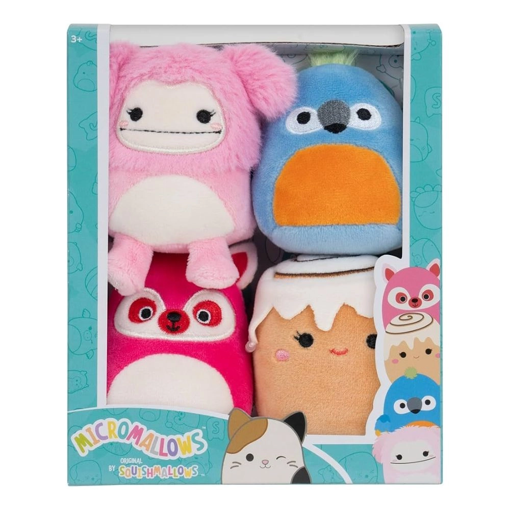 Squishmallows Brina - 2.5-Inch + Chanel + Tenise + Lucia