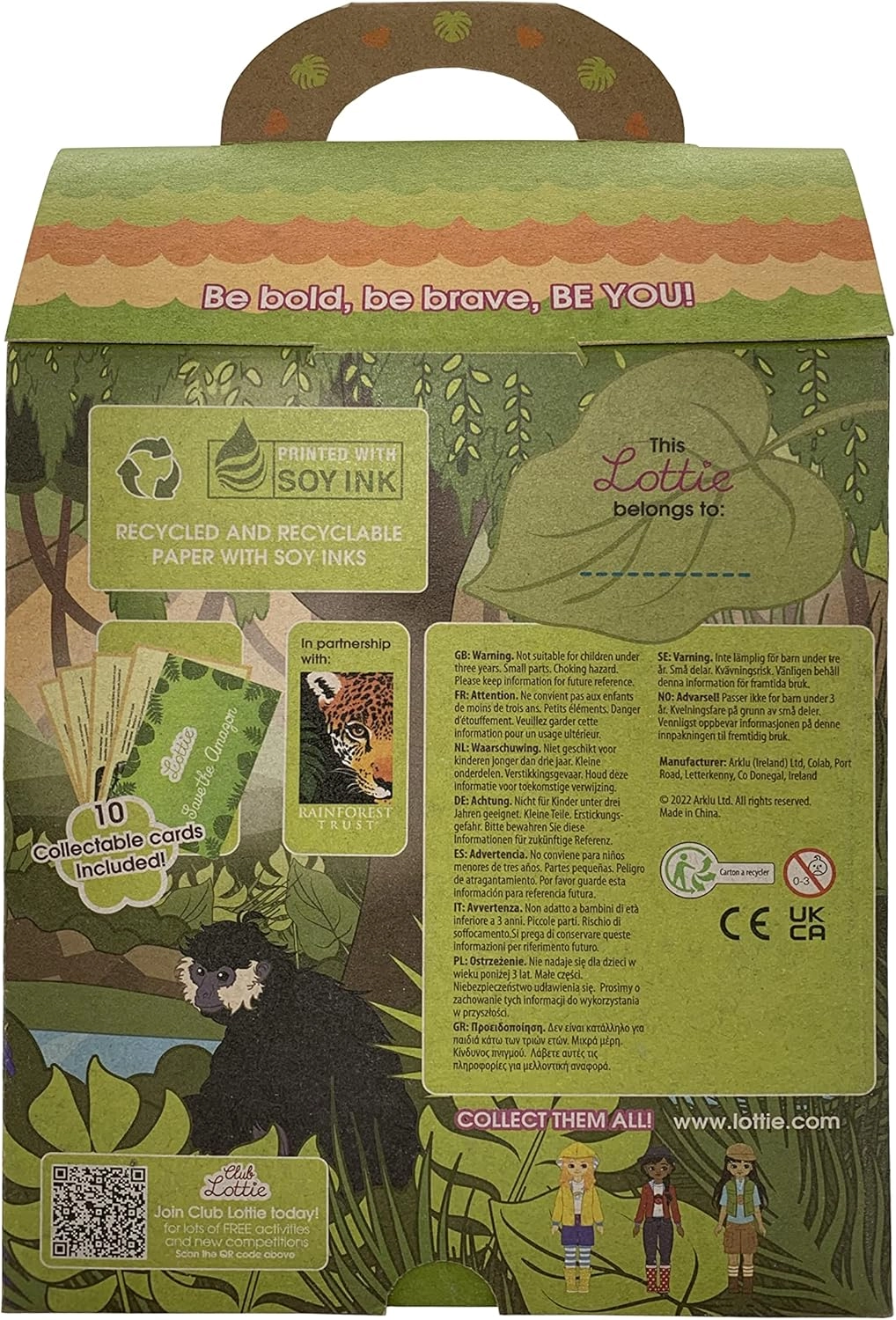 Rainforest Guardian Doll - 7.5-inch Vinyl Ages 3+