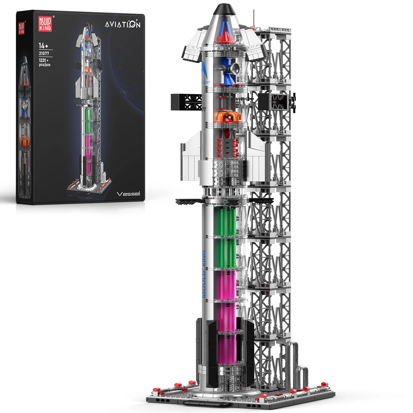 mould king Space Rocket (21077)
