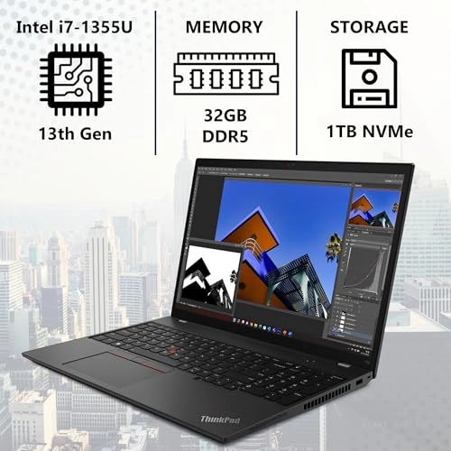 ThinkPad T16 Gen 2 21HH - 16'' Core i7-1355U 32GB DDR5 1TB SSD