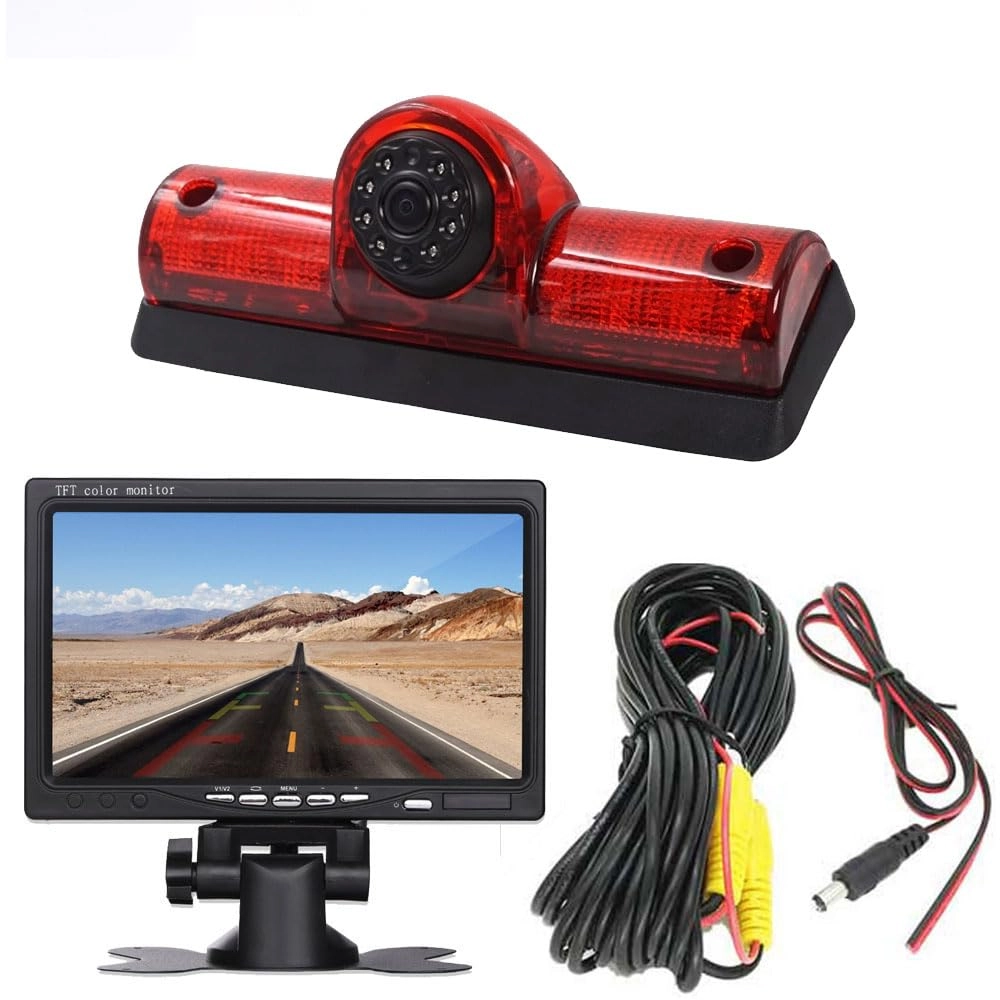 HD Brake Light Reversing Camera - 628x586 pixels