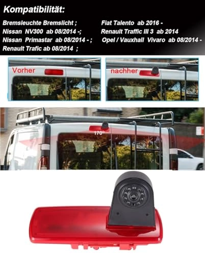 Reversing Camera + LCD Colour Display Monitor - Night vision AHD video signal or CVBS signal 1280 x 720 pixels