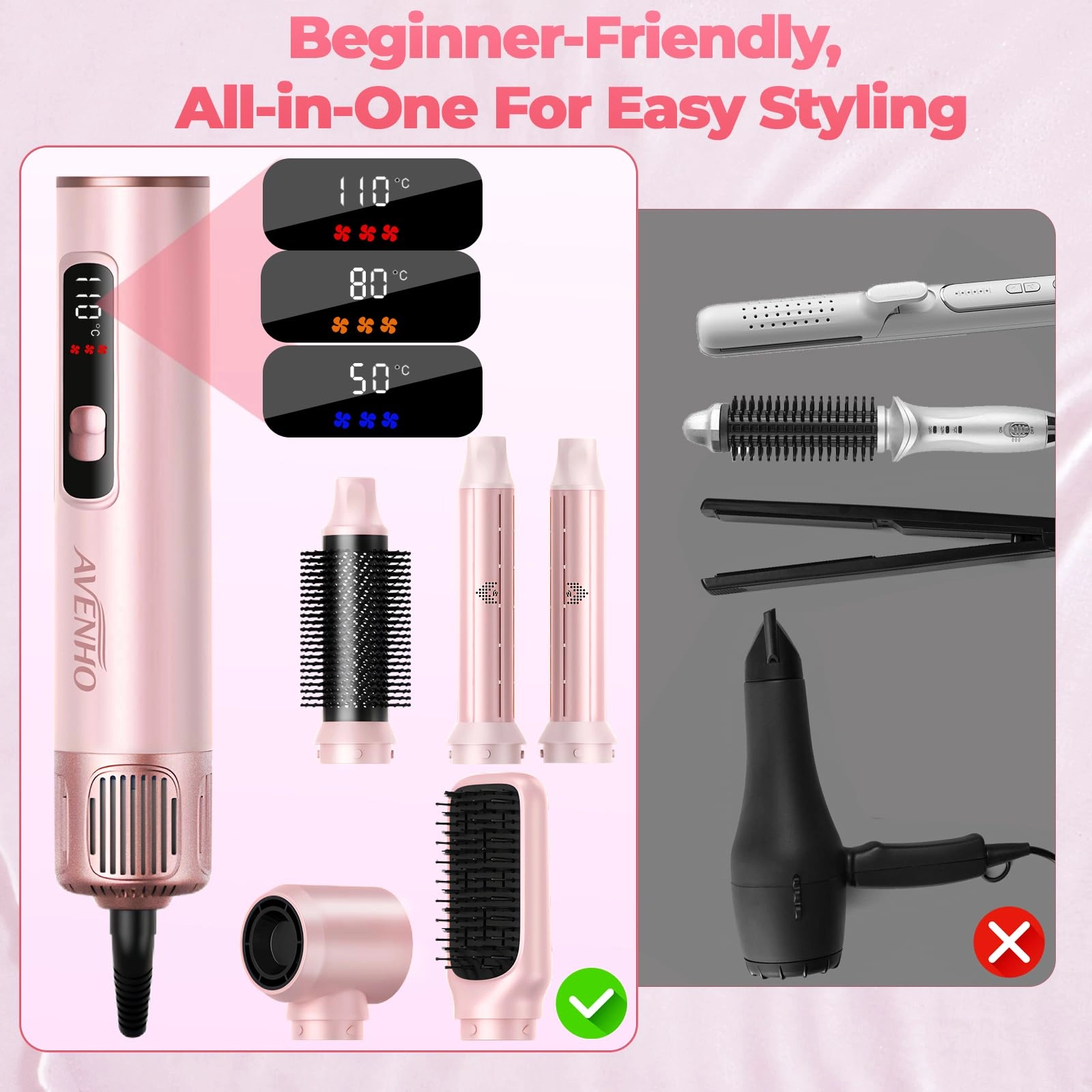 WT-665 - 5 in 1 Digital Display Blush