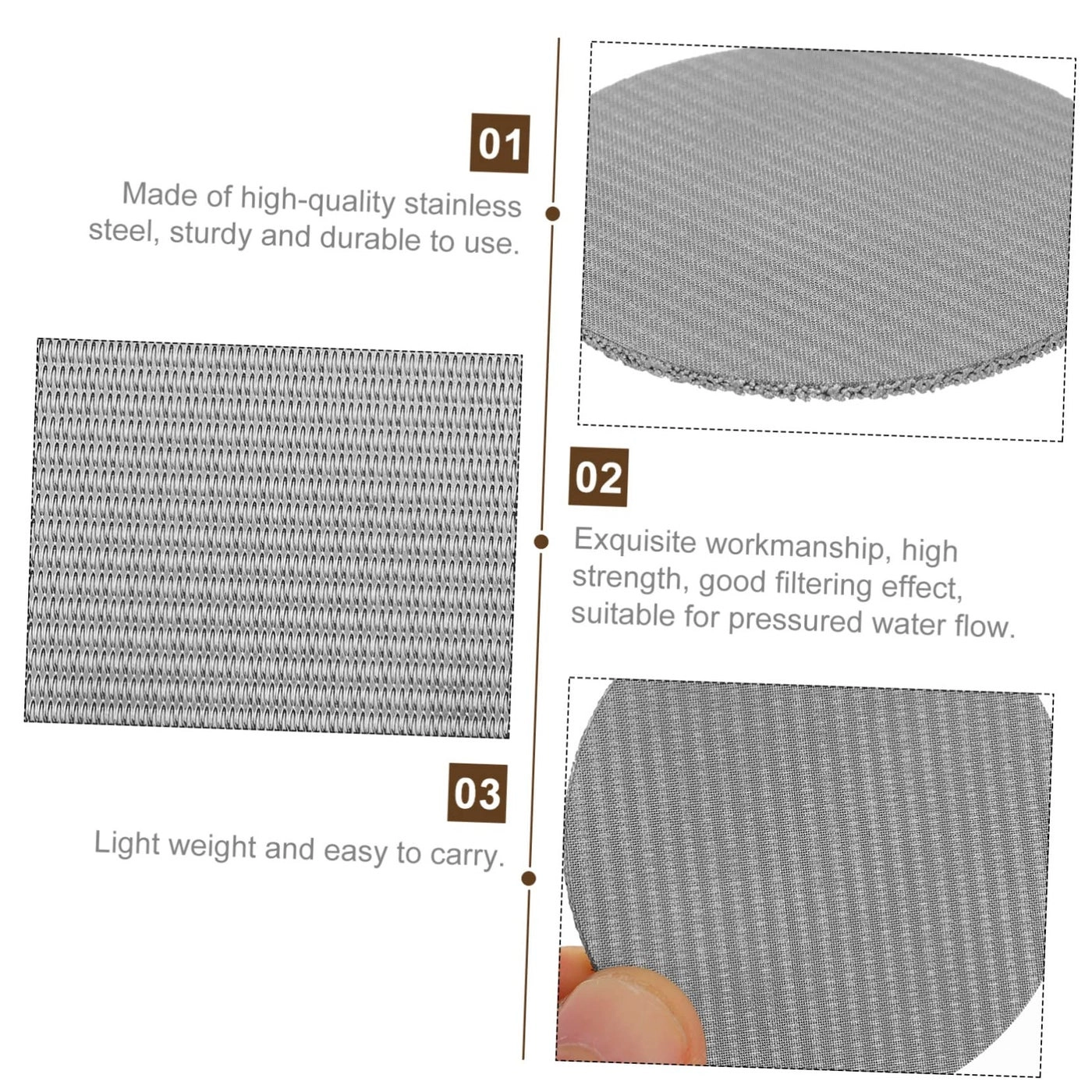 Espresso Filter Mesh Screen - Size 1 Stainless Steel