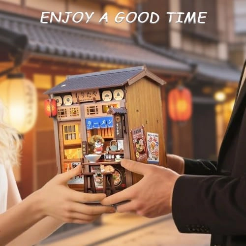 Book Nook Kit - DIY Miniature House 3D Wooden Puzzle