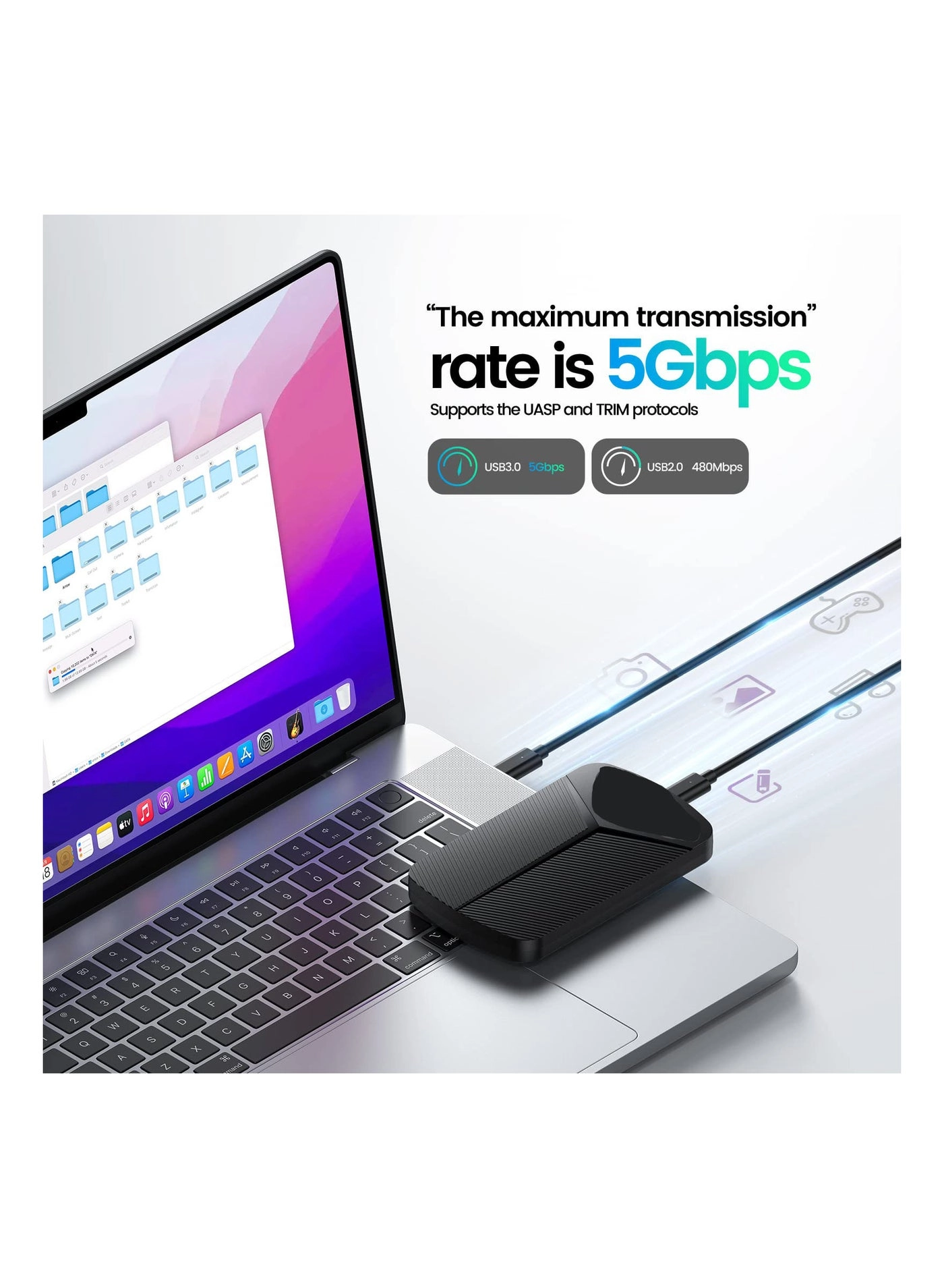 Hard Drive Enclosure - 4TB 2.5 Inch