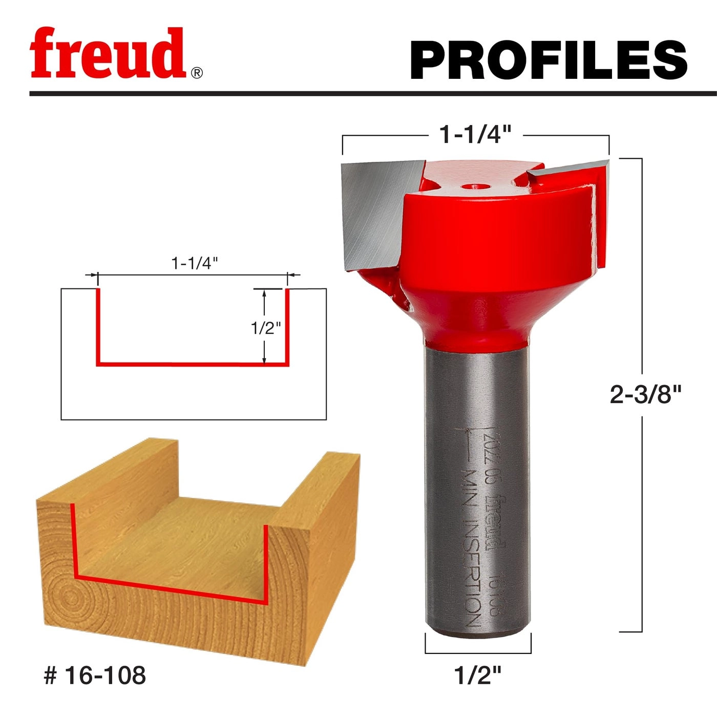 16-108 - 1-1/4" 1/2"