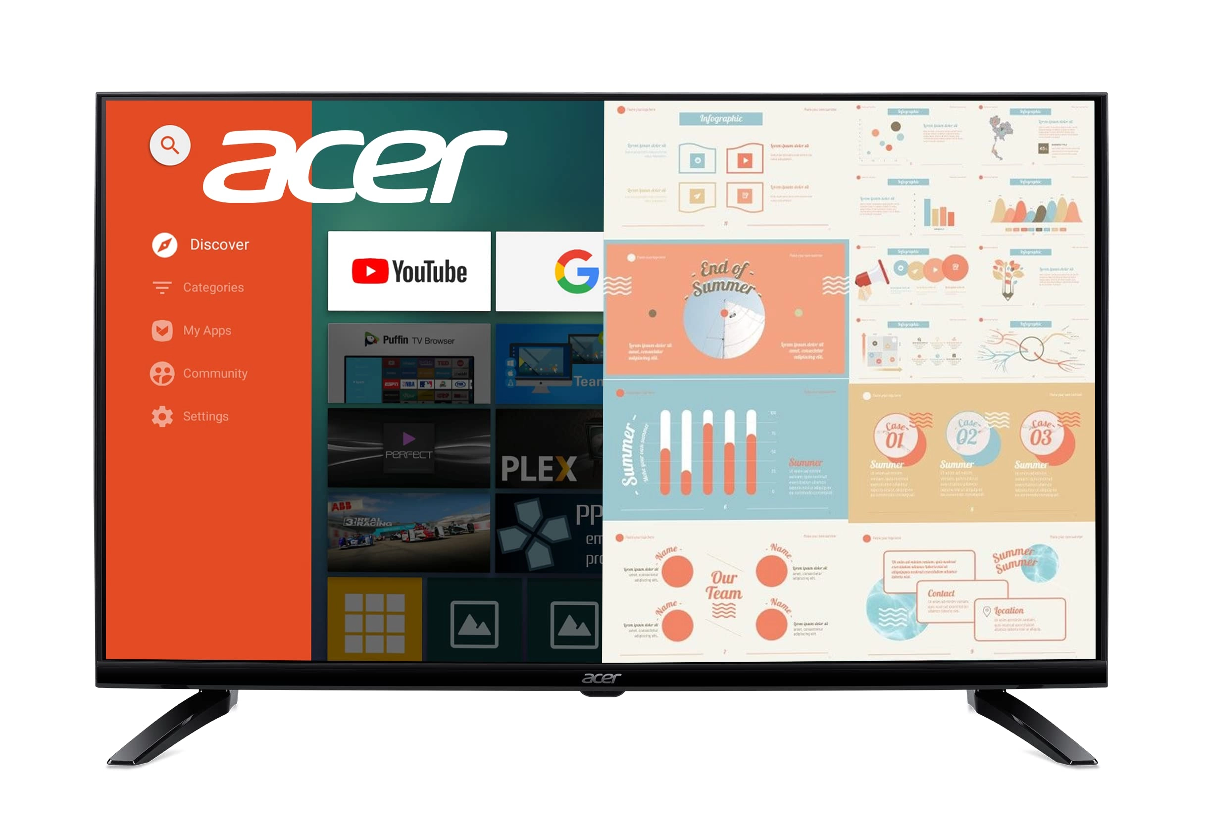 Acer DA320Q - UM.JD0AA.001 31.5 inch 1366 X 768 pixels
