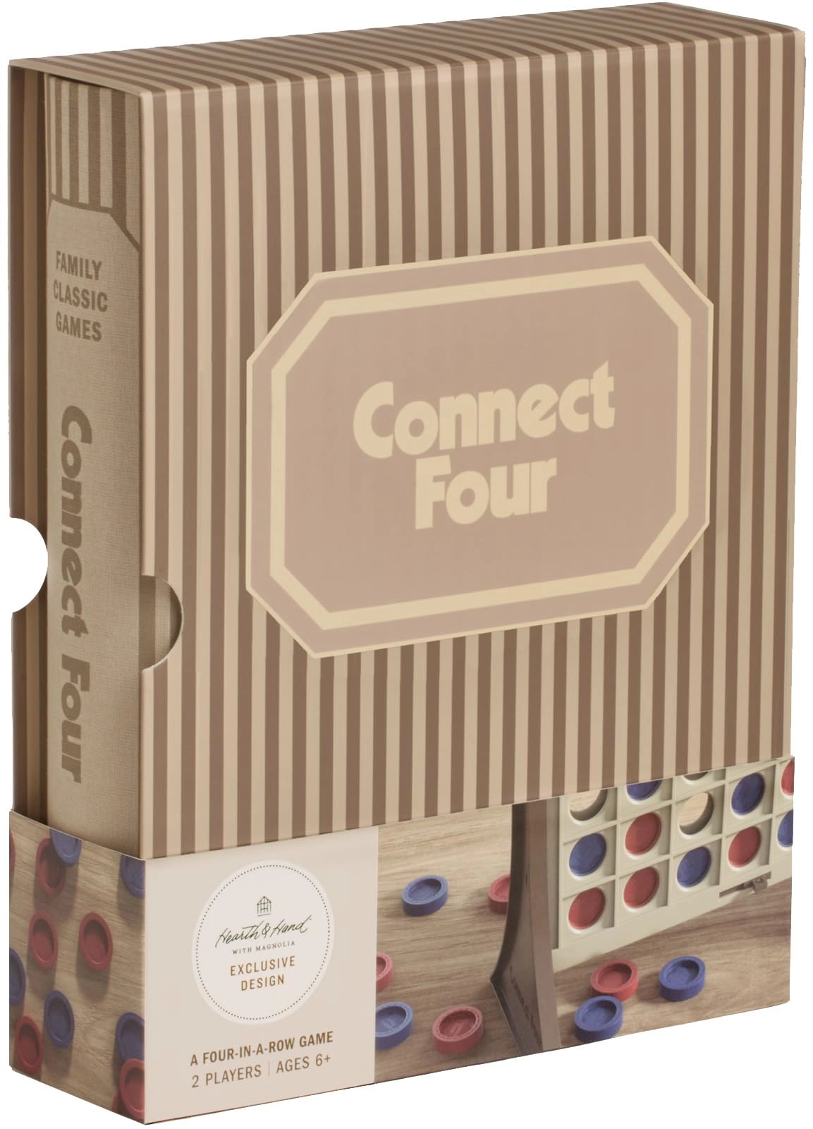 WS Game Company Connect Four: Bookshelf Edition