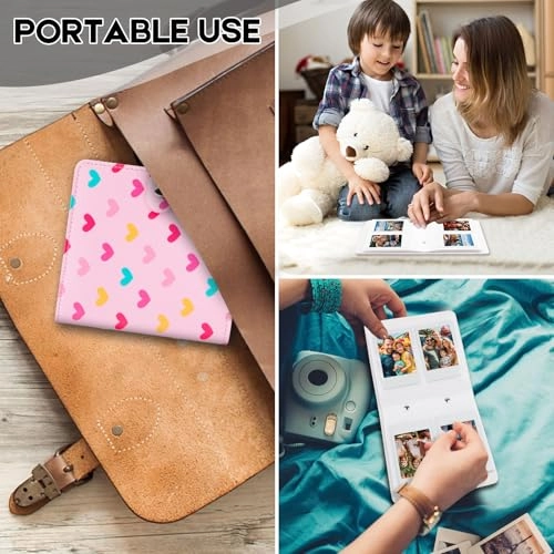 2x3" 112 Pockets Leather Photo Album